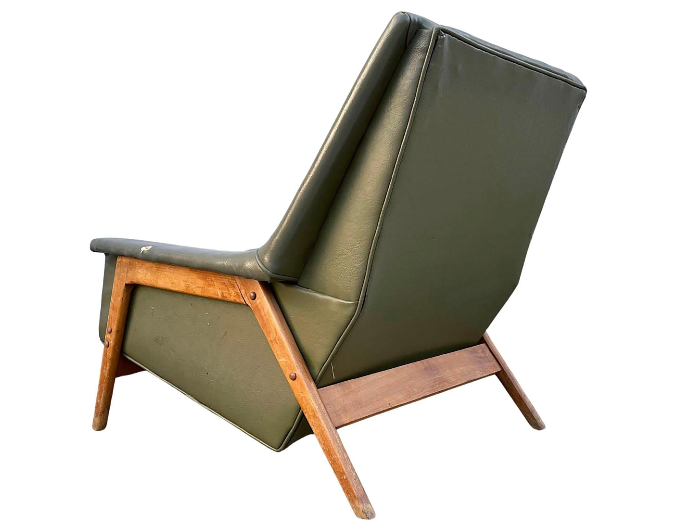 Swedish Vintage Lounge Chair by Folke Ohlsson for Dux For Sale
