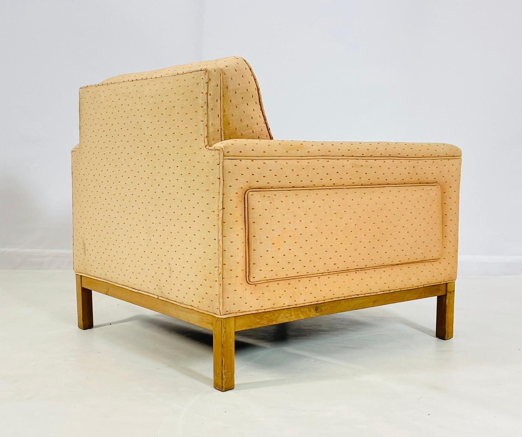 Wood Vintage Lounge Chair by Phyllis Morris, California 1950's For Sale