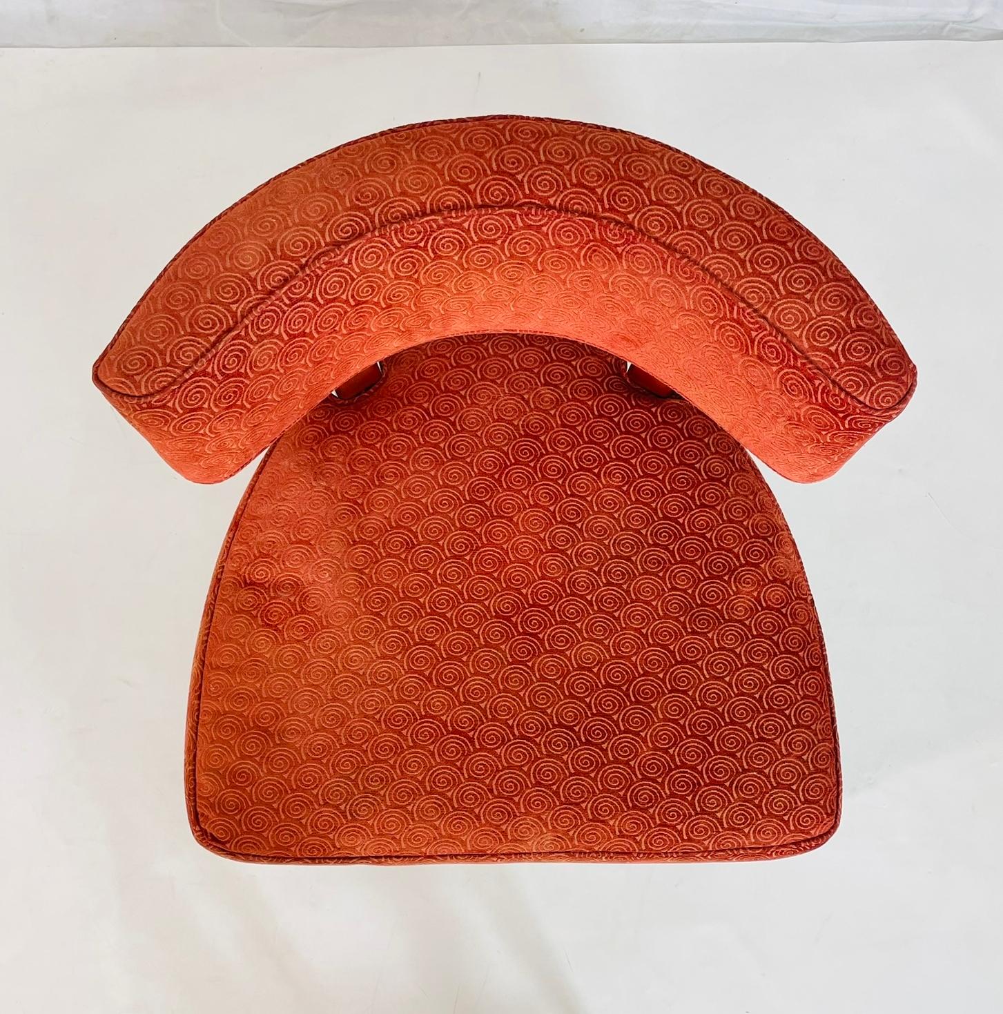 Vintage Lounge Chair by Thayer Coggin, USA 1980's For Sale 4