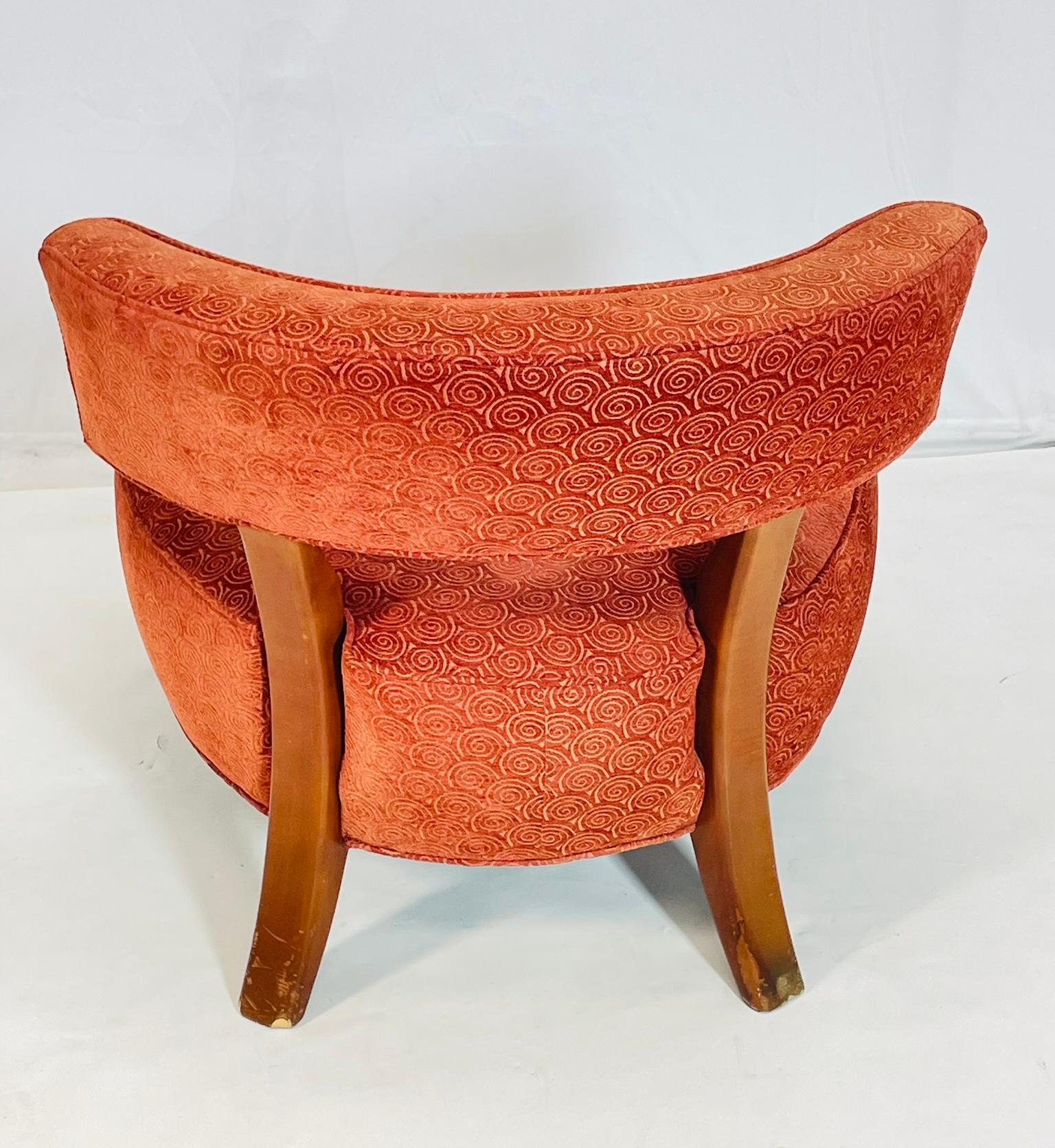 Vintage Lounge Chair by Thayer Coggin, USA 1980's For Sale 1