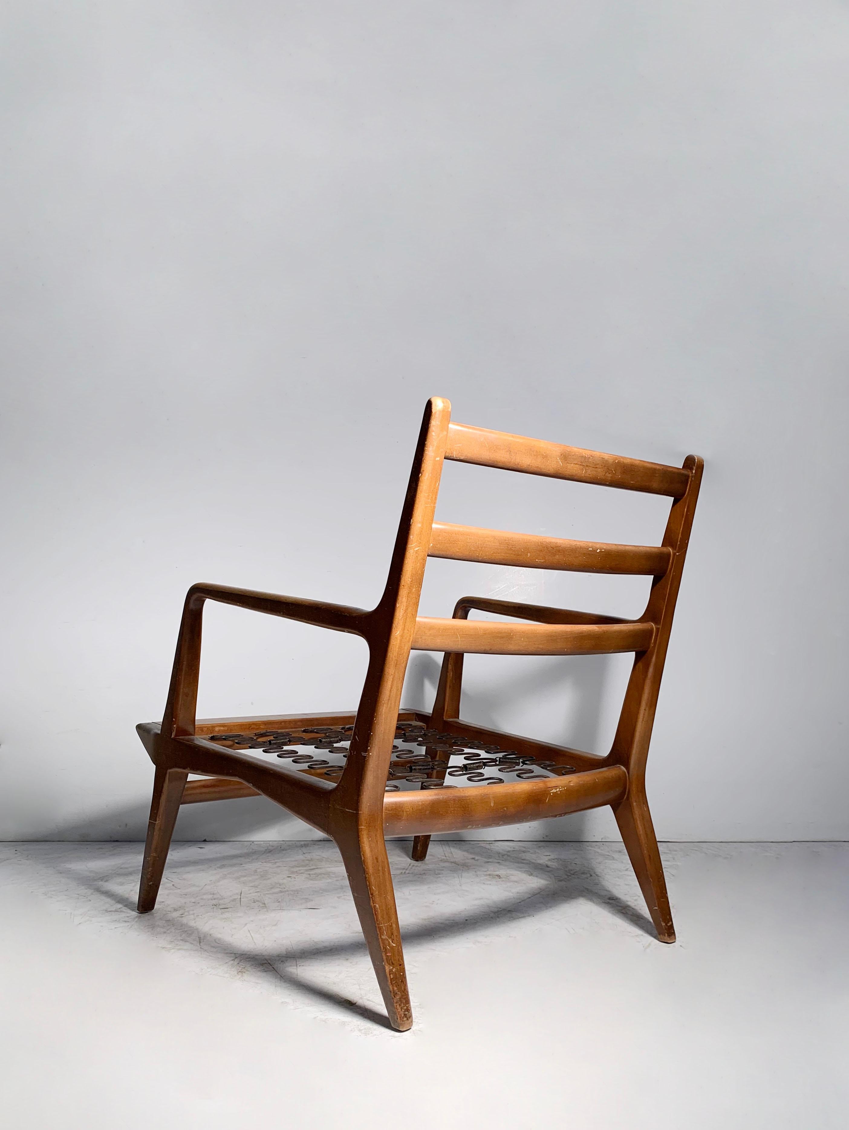 20th Century  Vintage Lounge Chair design by Carlo di Carli For Sale