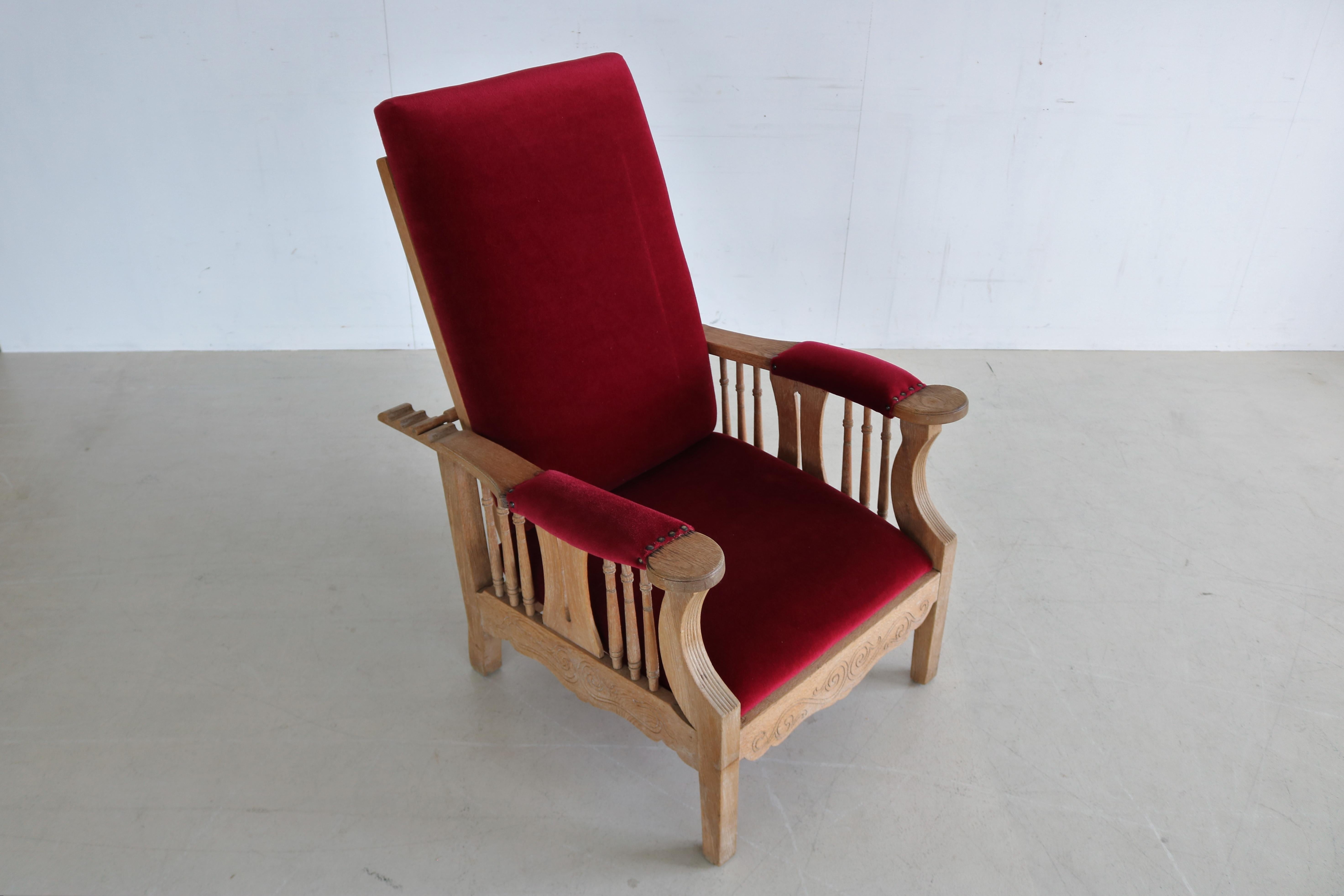 Chaise longue vintage  fauteuil  Fauteuil des années 1950 Bon état - En vente à Lemmer, NL