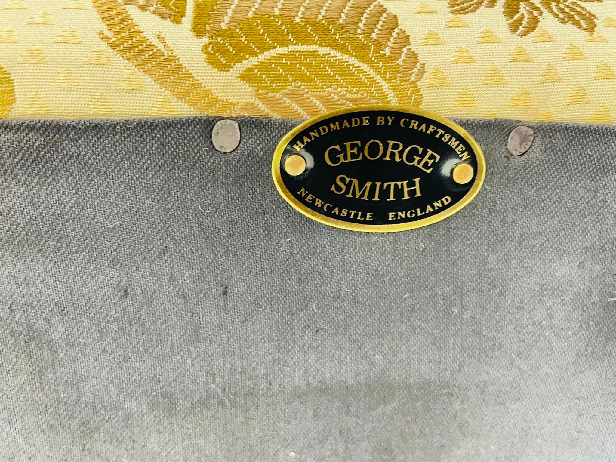 Vintage Lounge Chair Made in England by George Smith For Sale 9