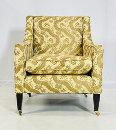 Silla de salón vintage fabricada en Inglaterra por George Smith