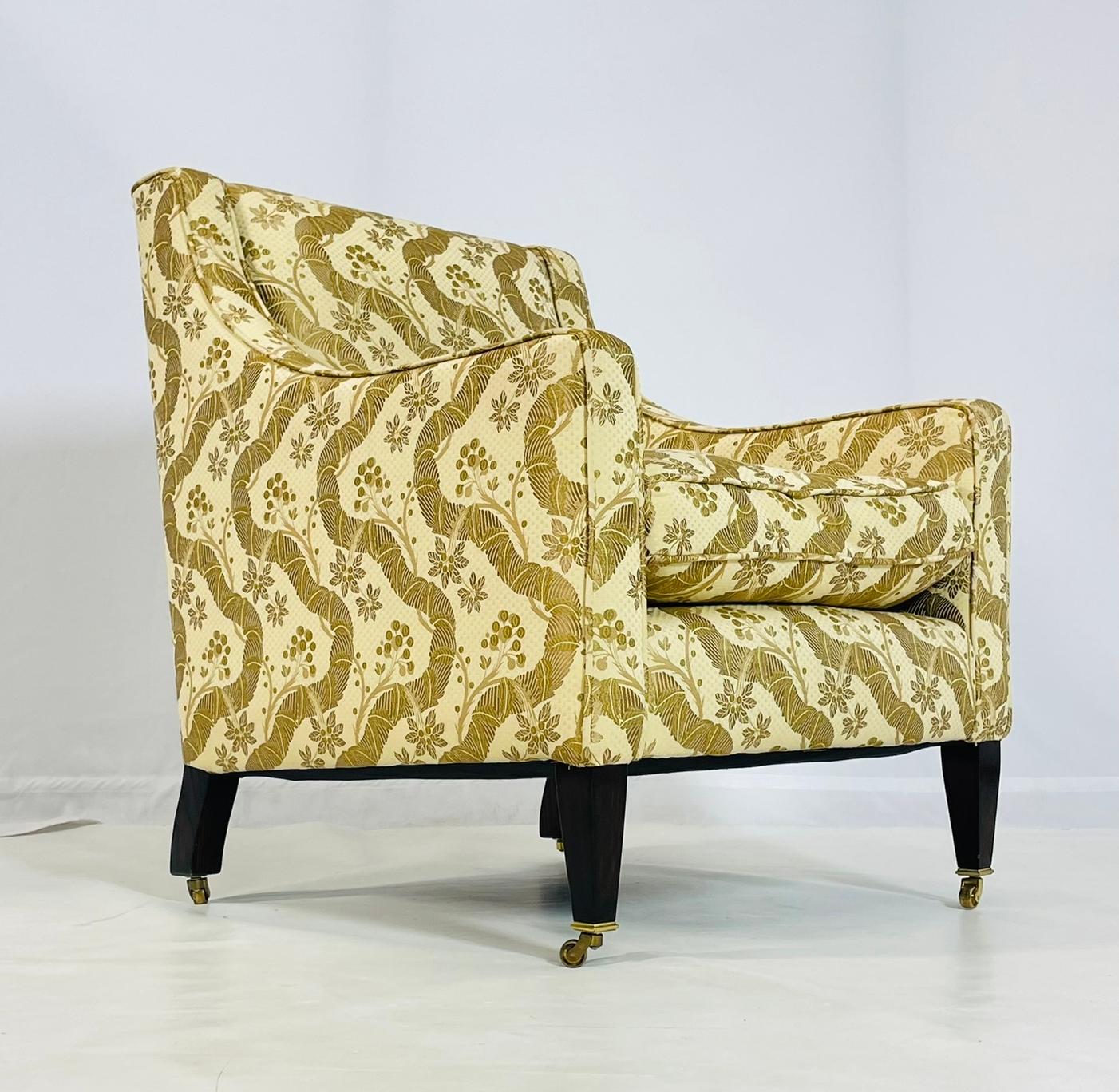 English Vintage Lounge Chair Made in England by George Smith For Sale