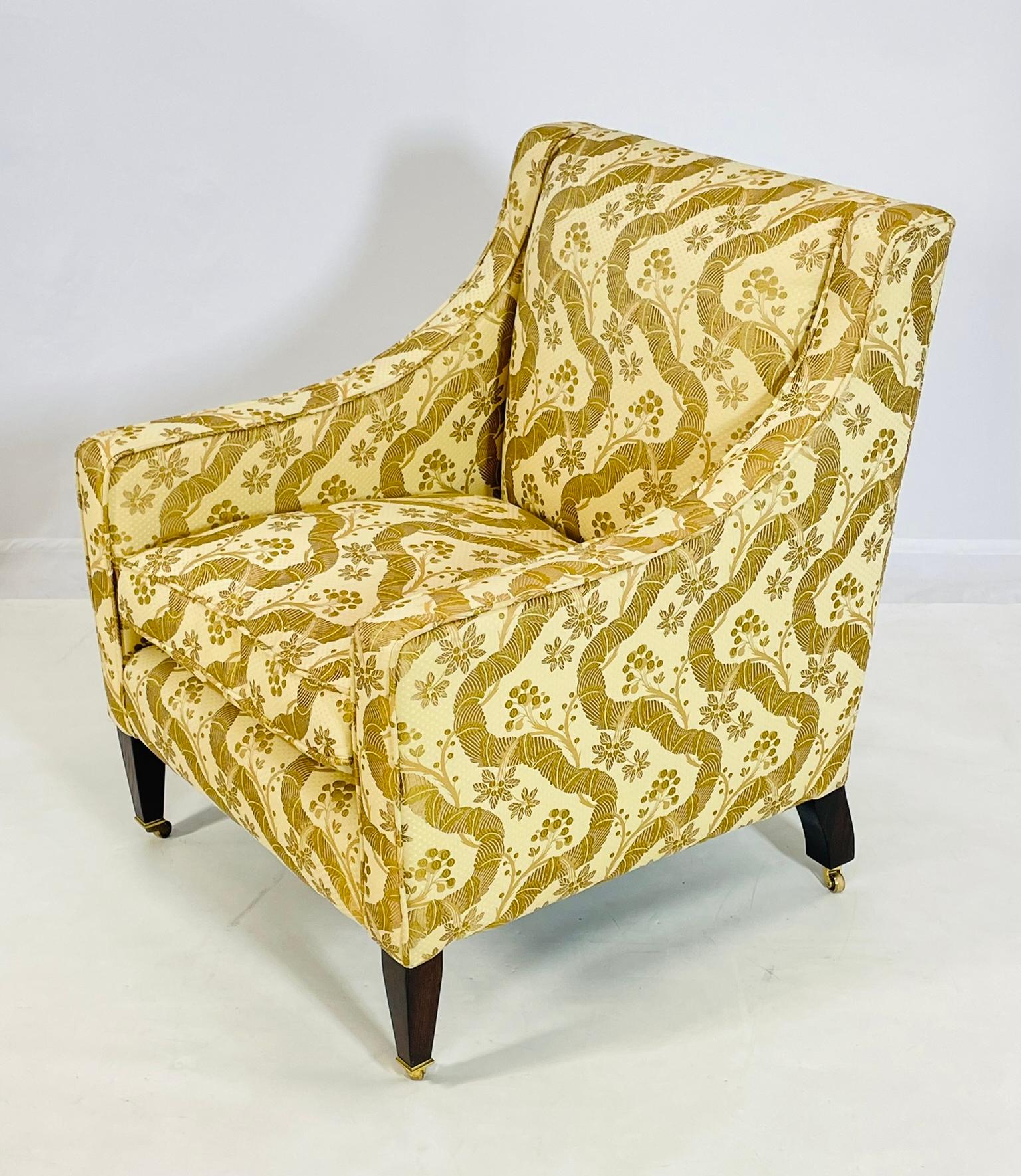 Late 20th Century Vintage Lounge Chair Made in England by George Smith For Sale