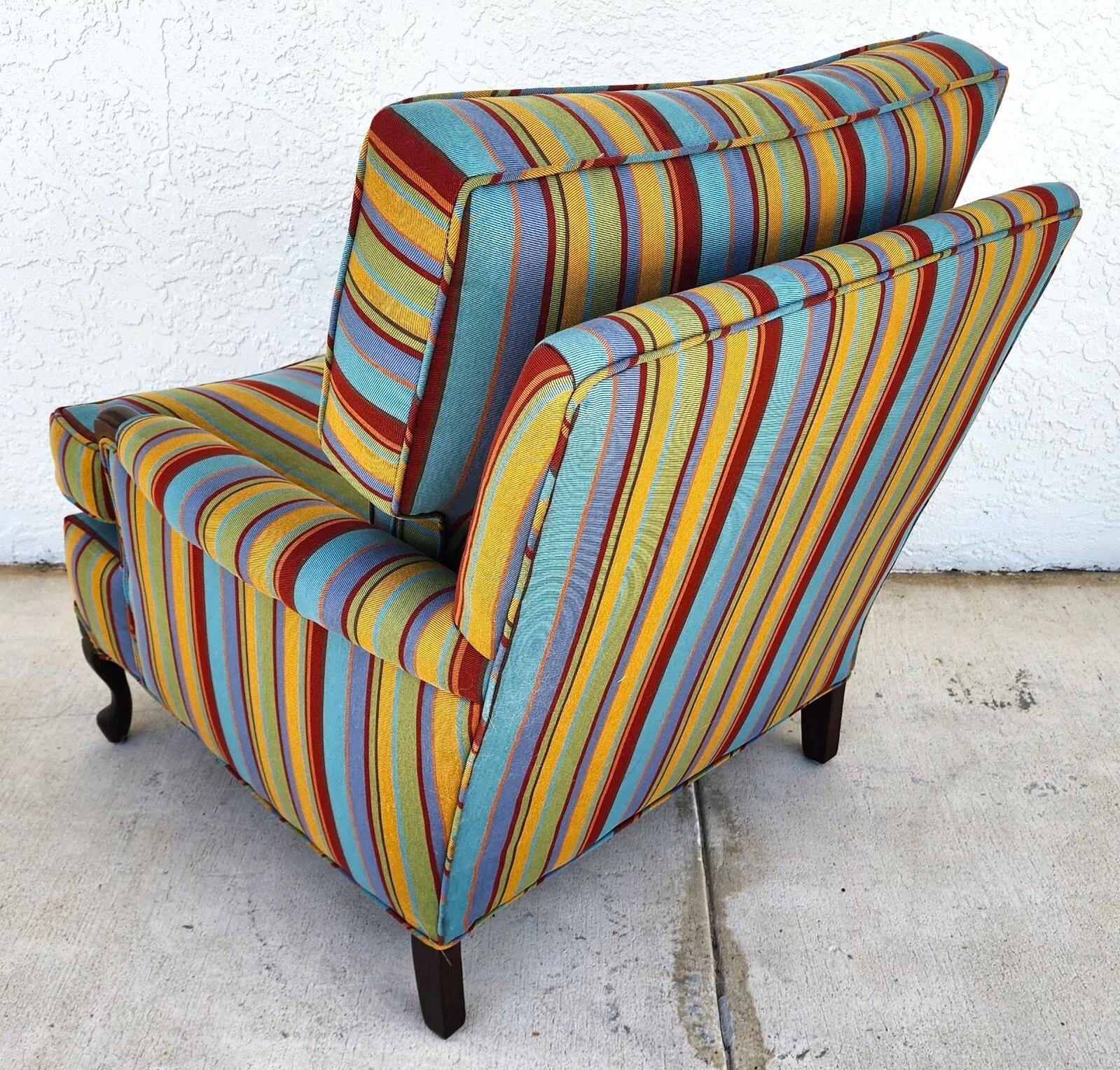 Vintage Lounge Chair New Upholstery For Sale 4