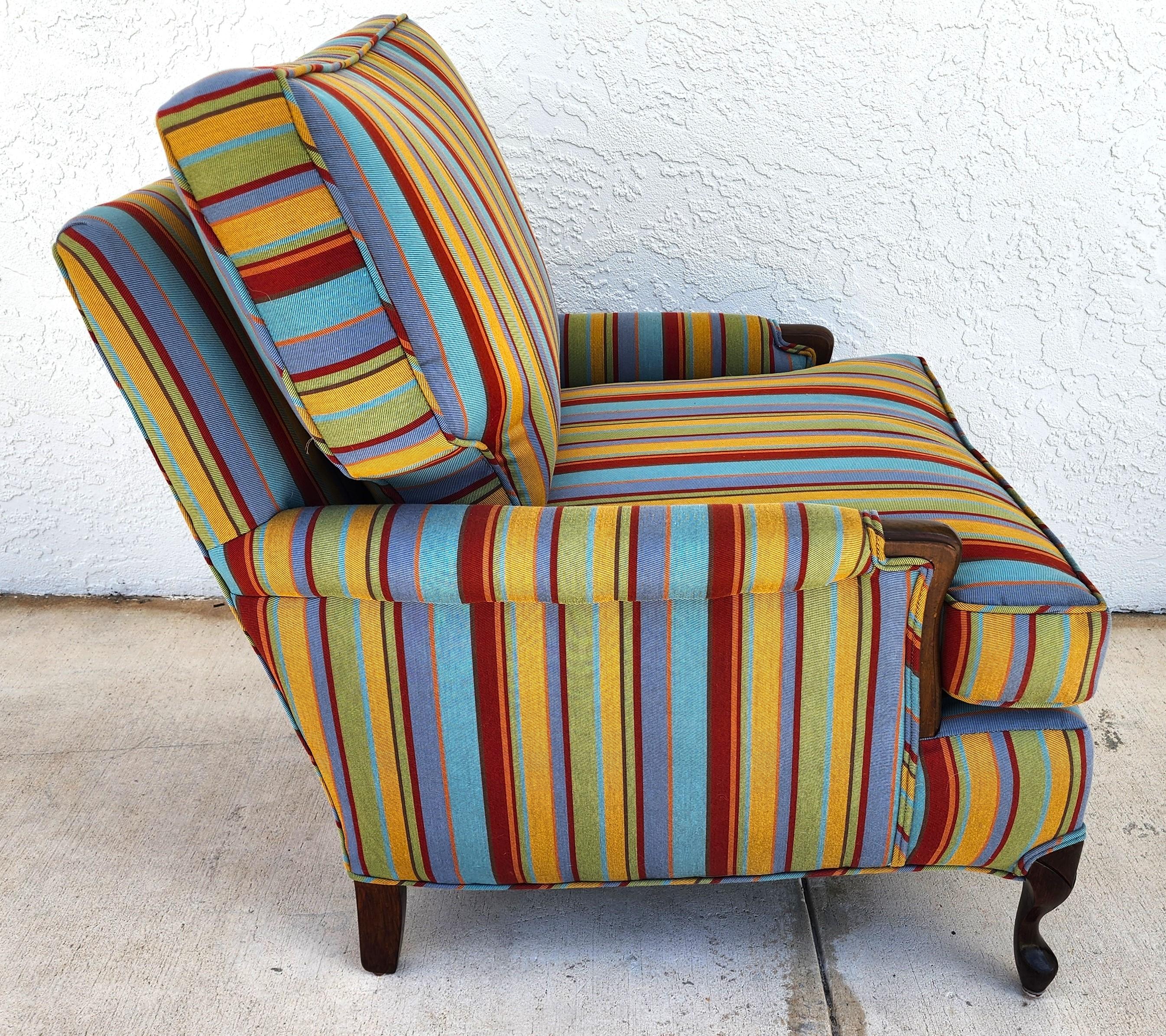 Vintage Lounge Chair New Upholstery For Sale 5