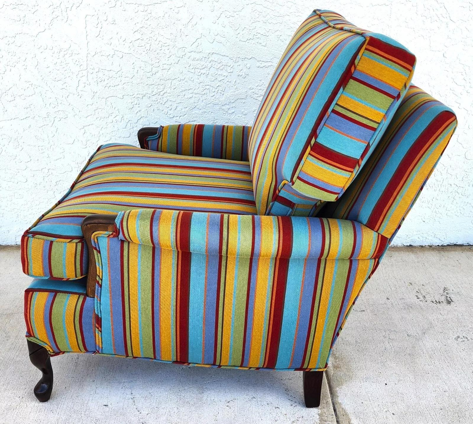 Mid-Century Modern Vintage Lounge Chair New Upholstery For Sale