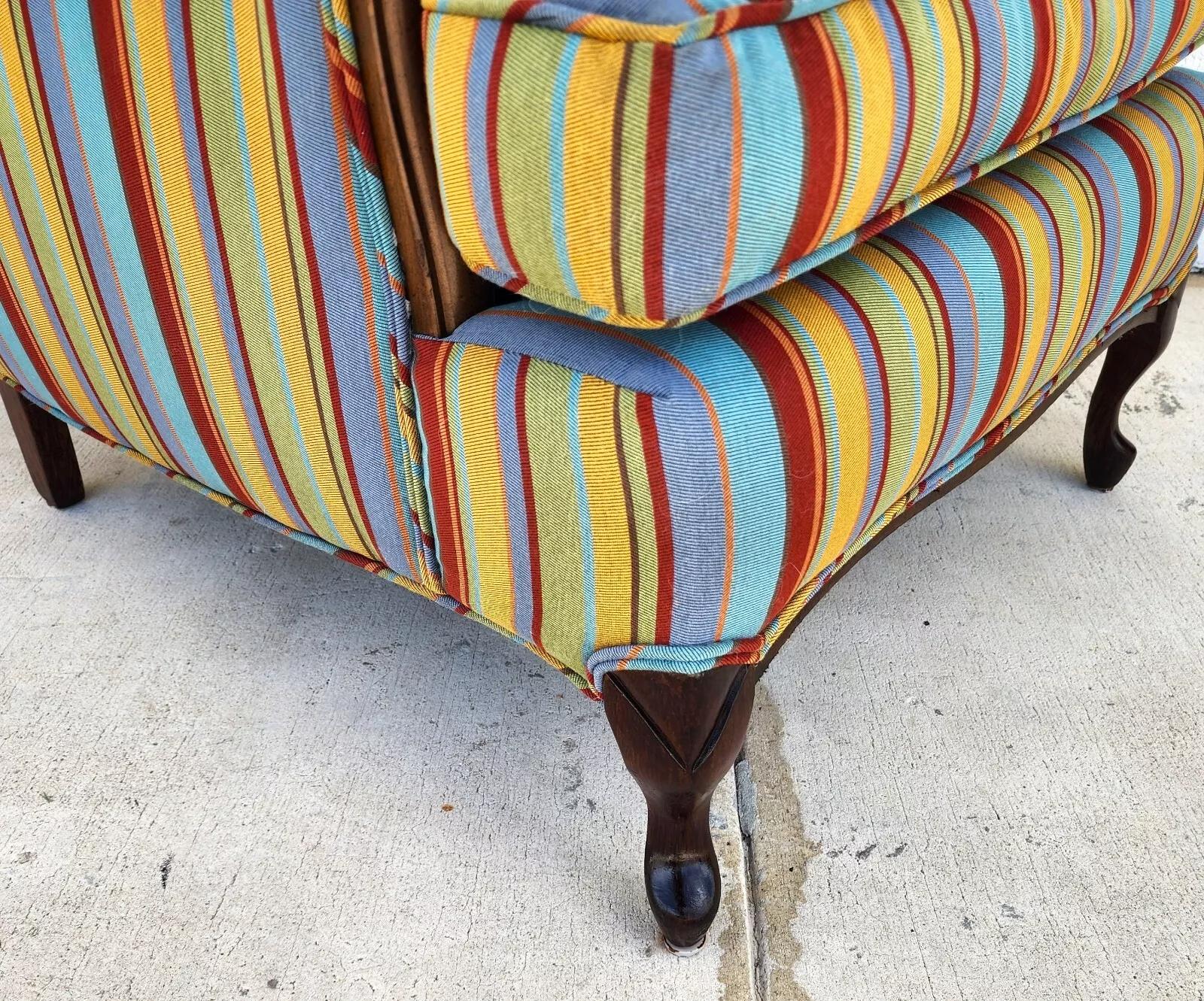 Vintage Lounge Chair New Upholstery For Sale 1
