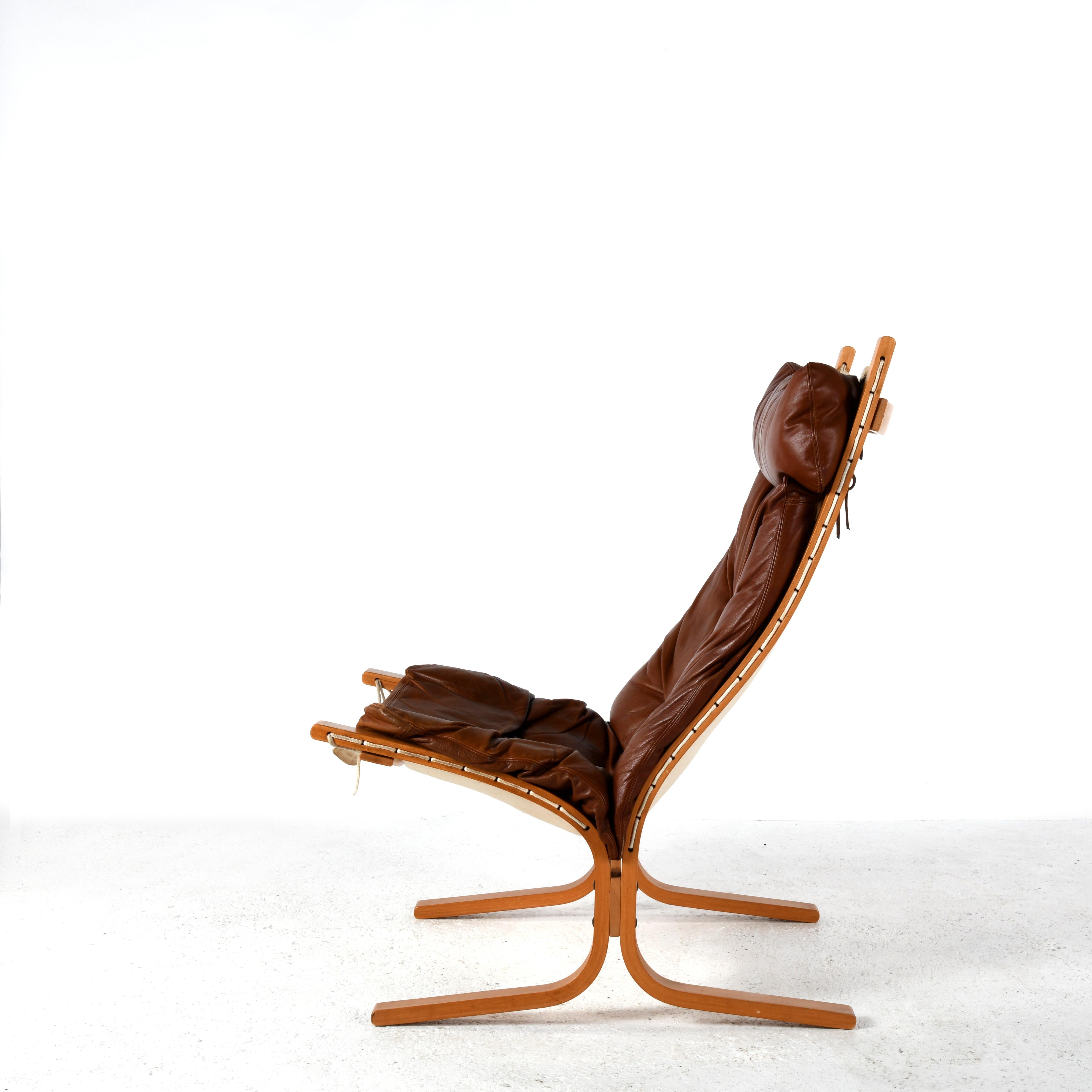 Norwegian Vintage lounge chair Siesta designed by Ingmar Relling in the 60s