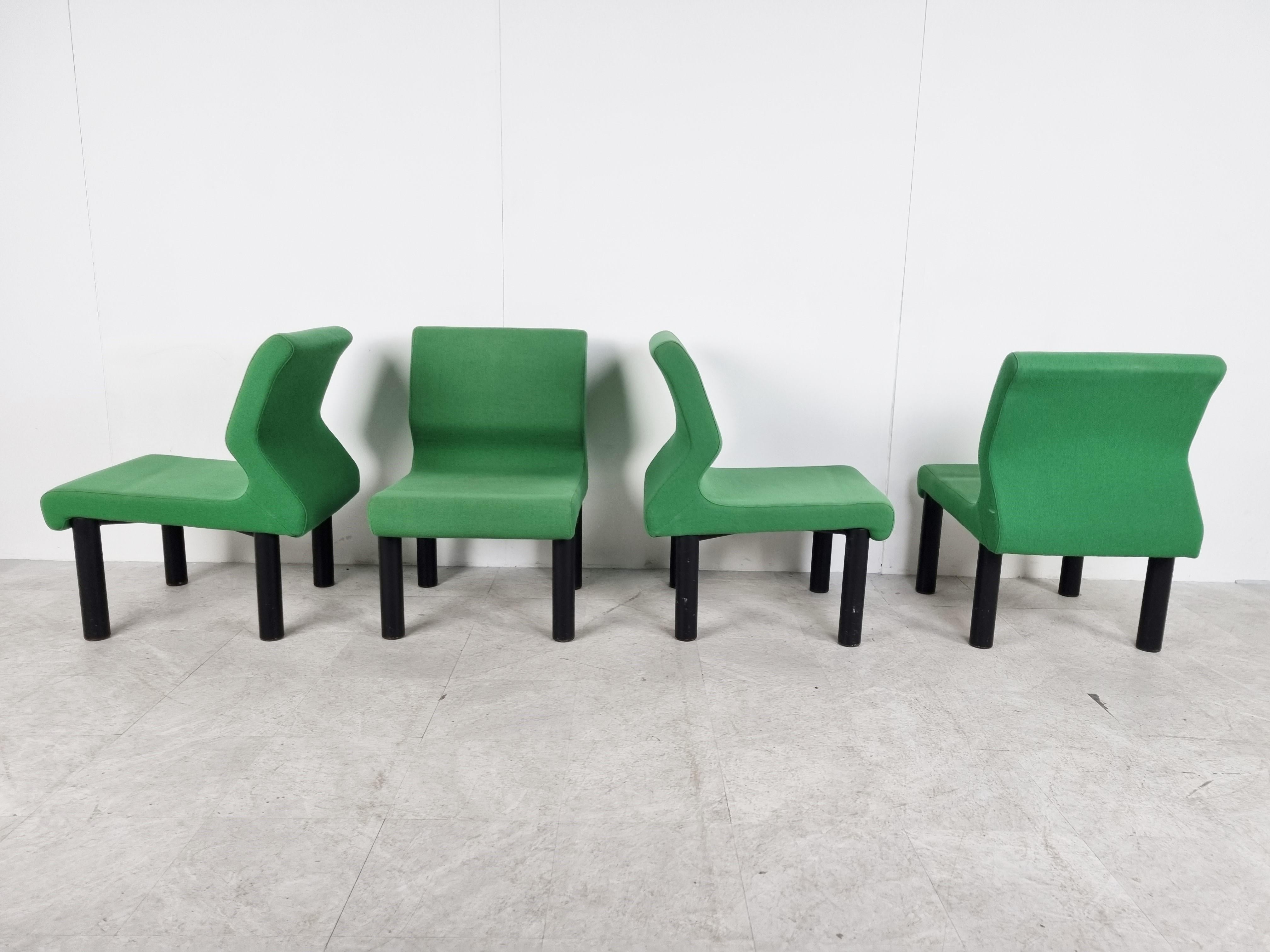 Sedie da salotto vintage, anni '80 in vendita 4