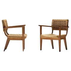 Vintage Lounge Chairs by Atelier Adrien Audoux & Frida Minet for VIBO France