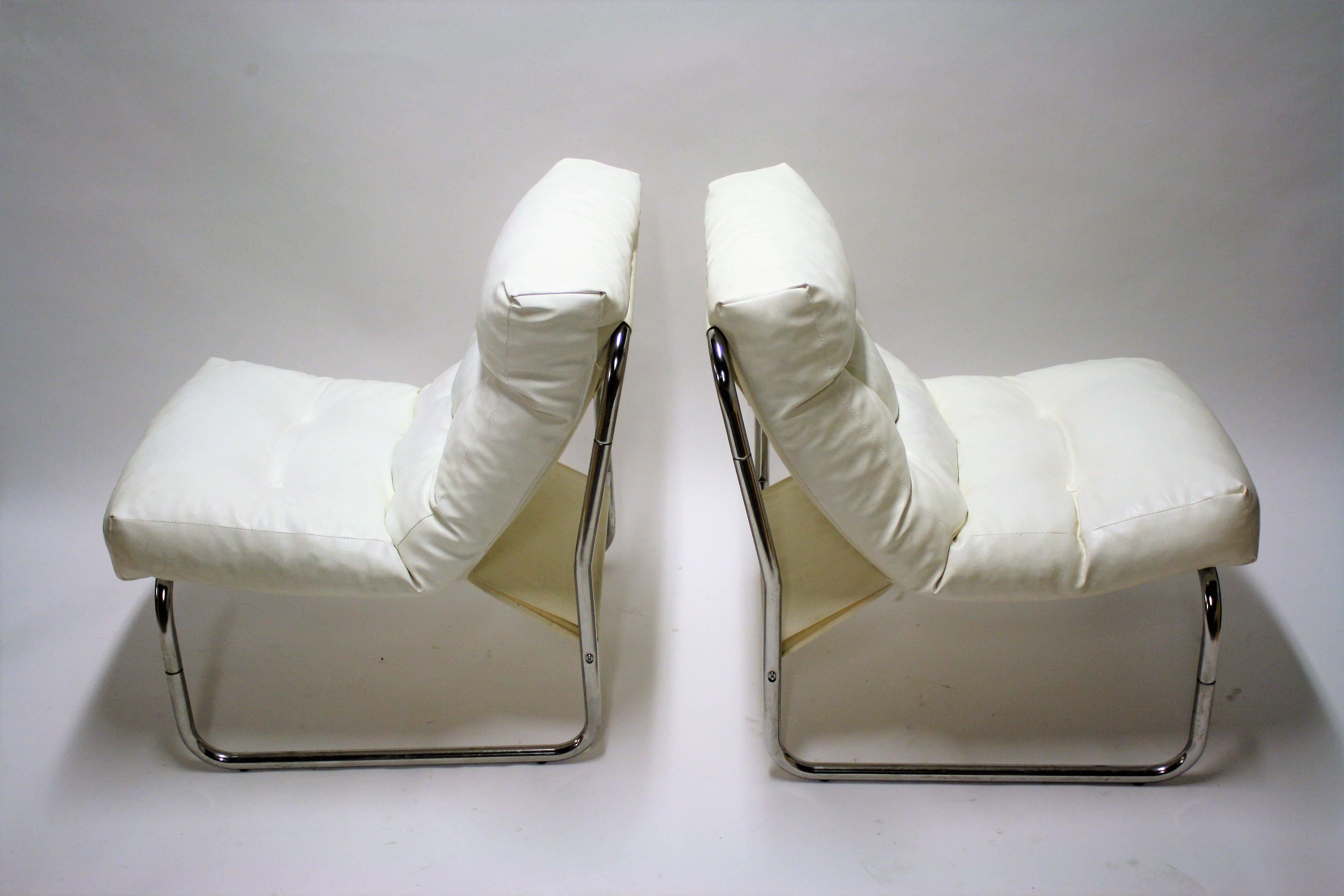 Late 20th Century Vintage Lounge Chairs by Gillis Lundgren for Ikea, Set of Two, 1970s