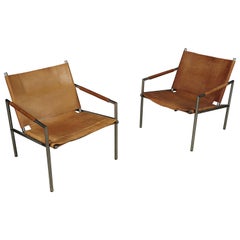Vintage Lounge Chairs by Martin Visser, Model 'SZ02' for 't Spectrum Bergeijk