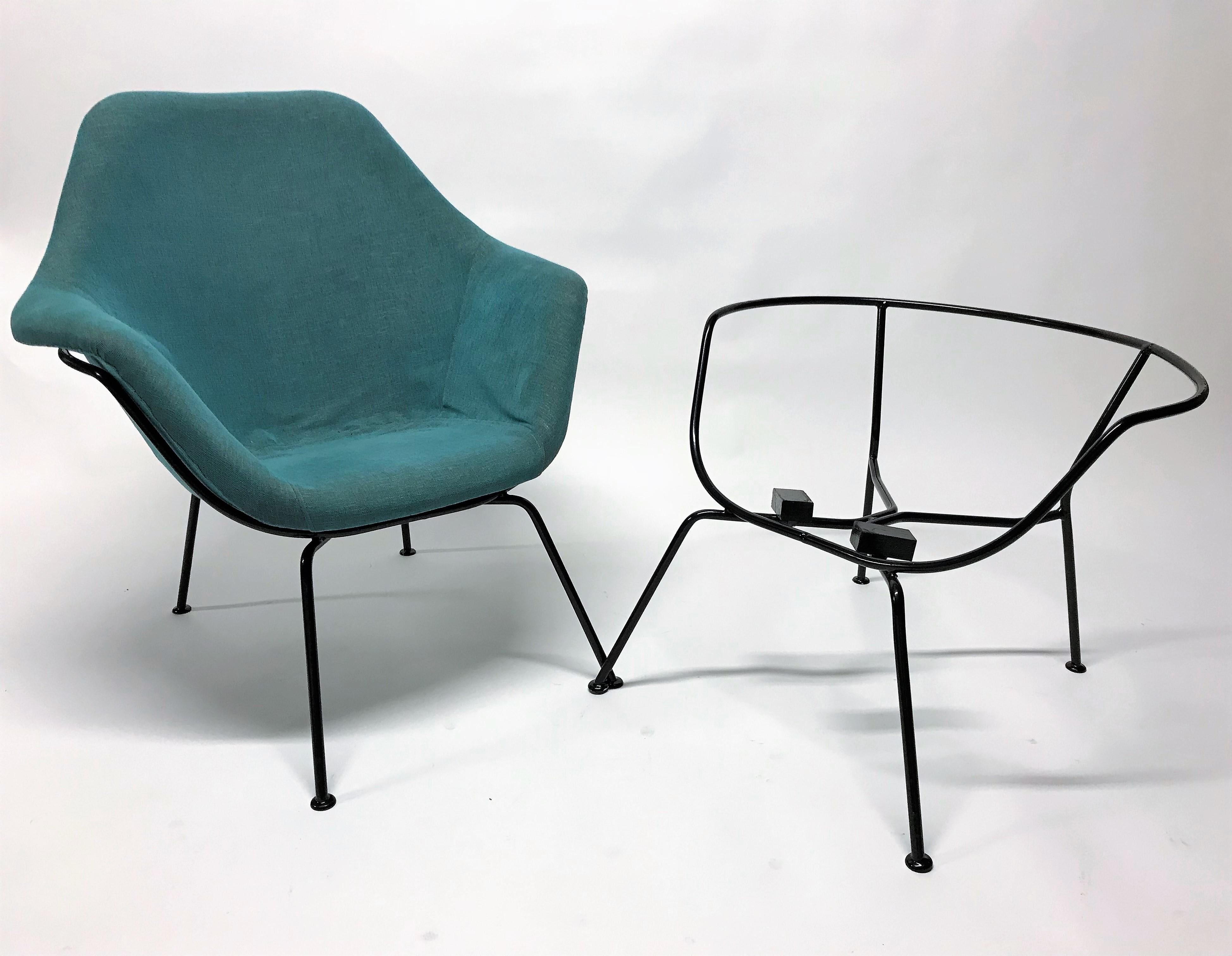 Vintage Lounge Chairs by Miroslav Navratil, Set of Two, 1950s In Excellent Condition In HEVERLEE, BE
