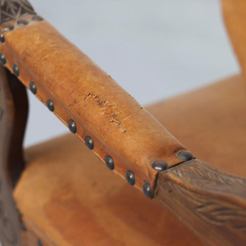 Vintage Lounge Chairs in Leather, 1960s, Set of 2 im Angebot 4