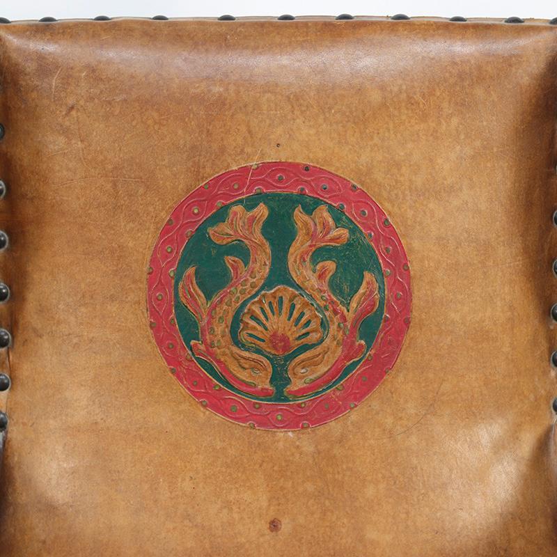 Vintage Lounge Chairs in Leather, 1960s, Set of 2 (Spanisch) im Angebot