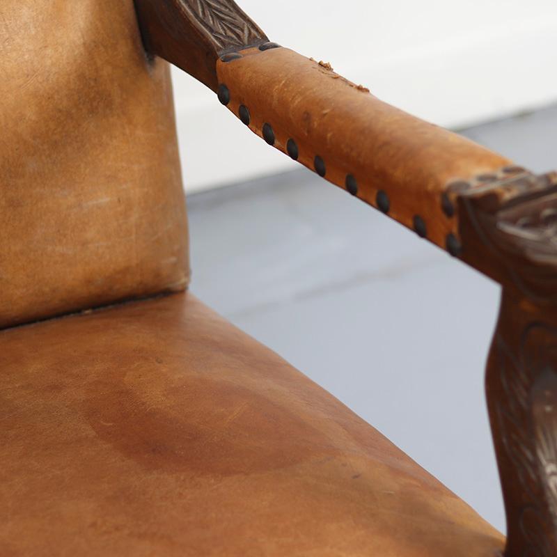 Vintage Lounge Chairs in Leather, 1960s, Set of 2 (20. Jahrhundert) im Angebot