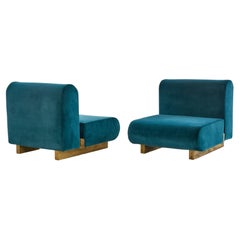 Vintage Lounge Chairs, Italy, 1970's. Set of 2