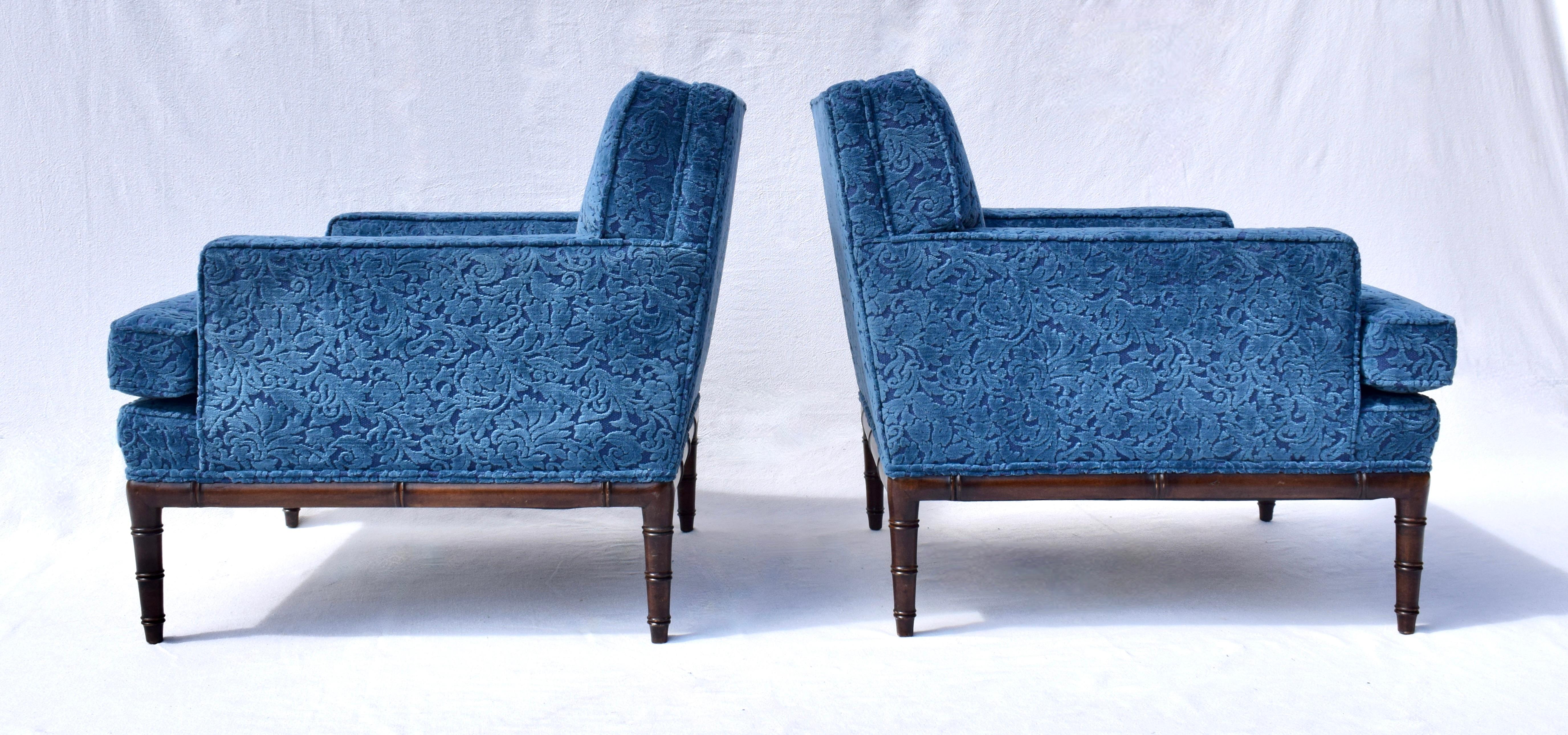 American Vintage Lounge Club Chairs by Erwin Lambeth For Sale