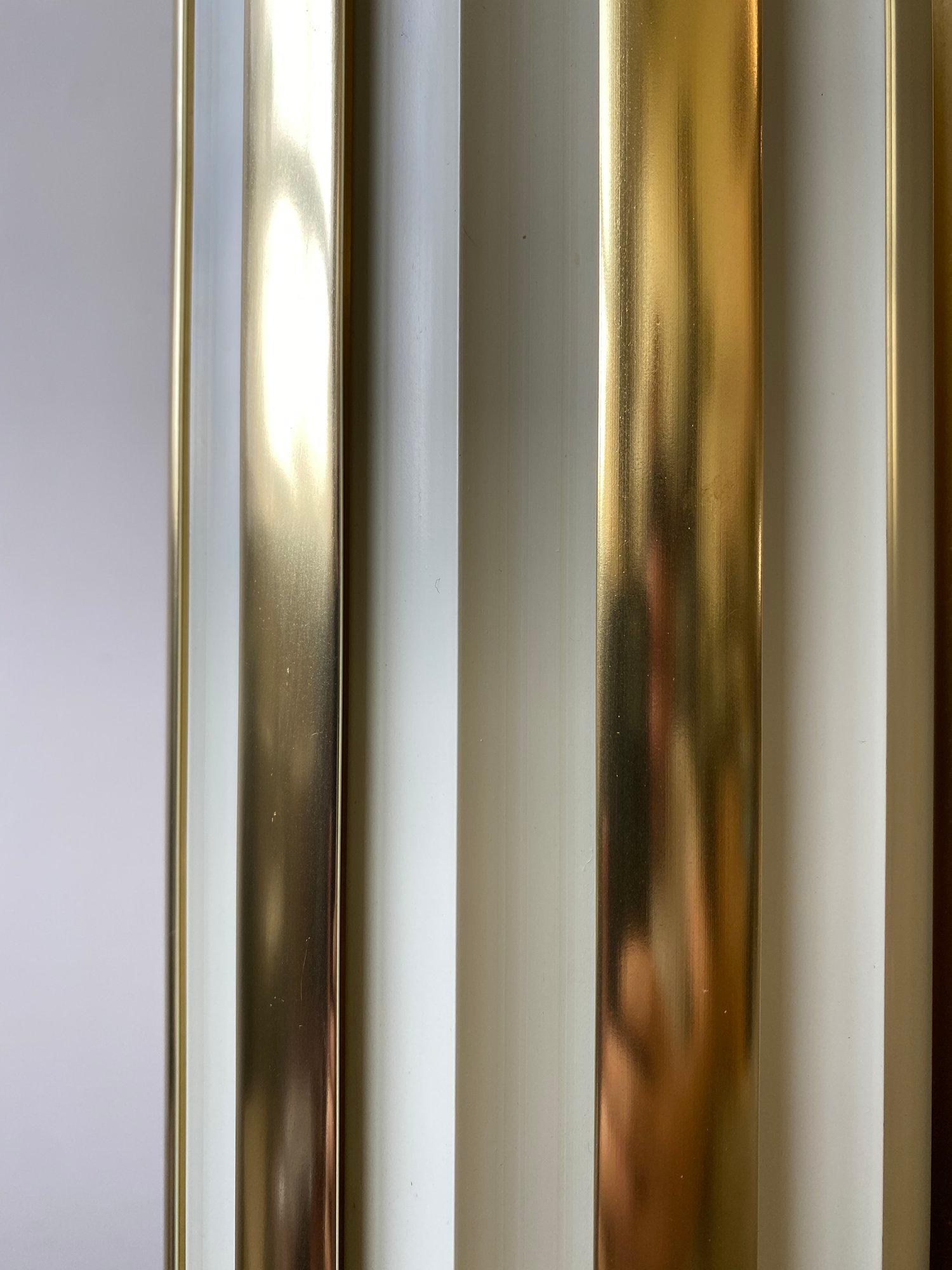 Lampe vintage en métal bouclé attribuée à Gerald Thurston pour Lightolier, années 1960 en vente 4