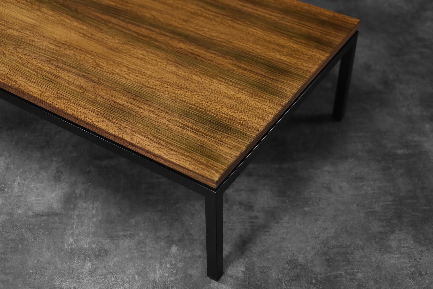 Table basse vintage en teck moderne du milieu du siècle, Danemark, années 1960 en vente 1