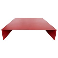 Vintage Low Profile Modernist Style Fiberglass Coffee Table