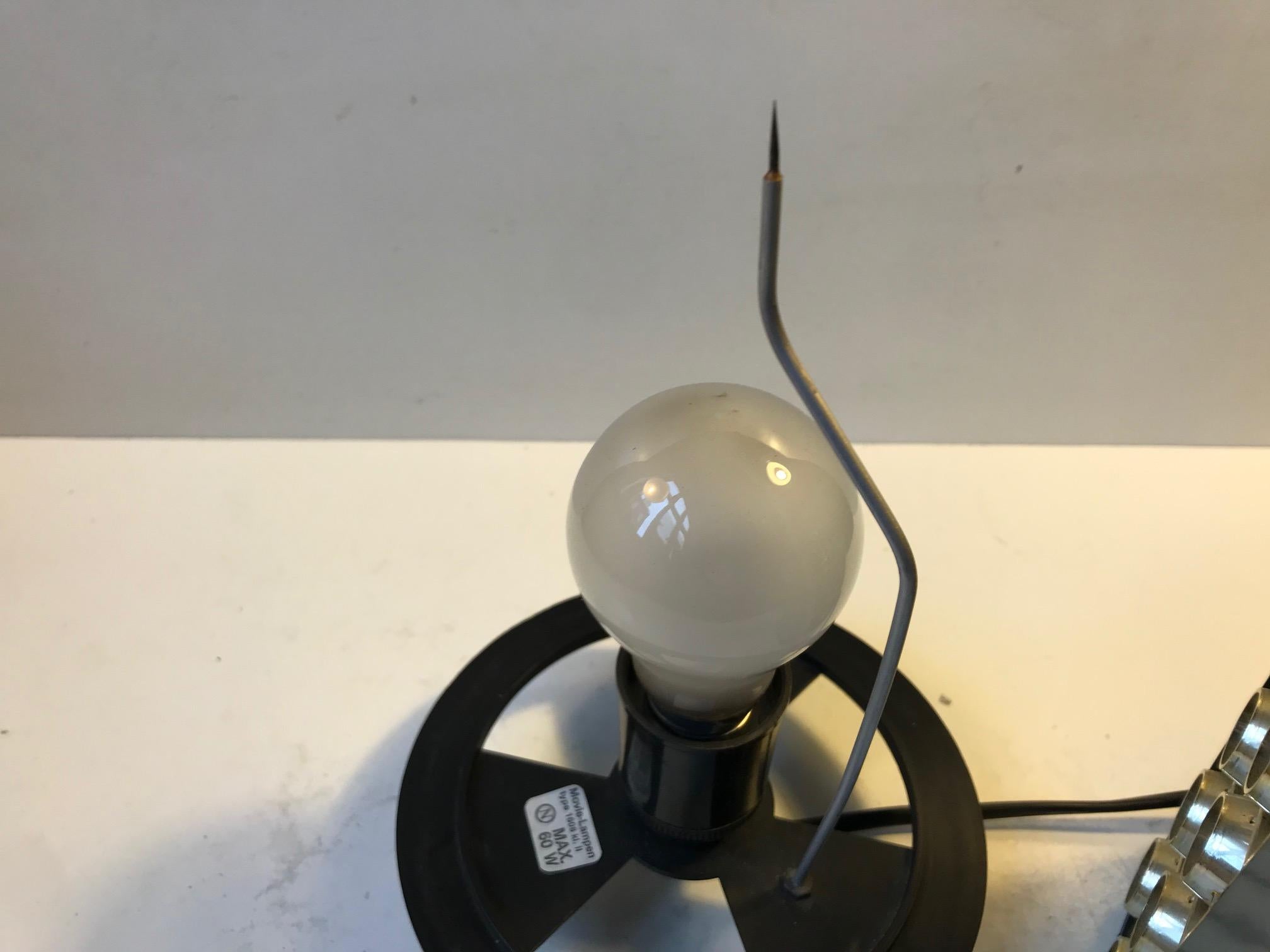 Vintage LSD Table Lamp by Movie-Lampen, 1970s In Good Condition In Esbjerg, DK