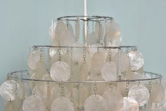Vintage Lüber Switzerland Verner Panton Fun1 DM Shell Pendant Lamp