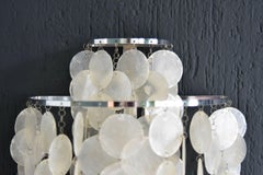 Vintage Lüber Switzerland Verner Panton FUN2 WM Shell Wall Lamp