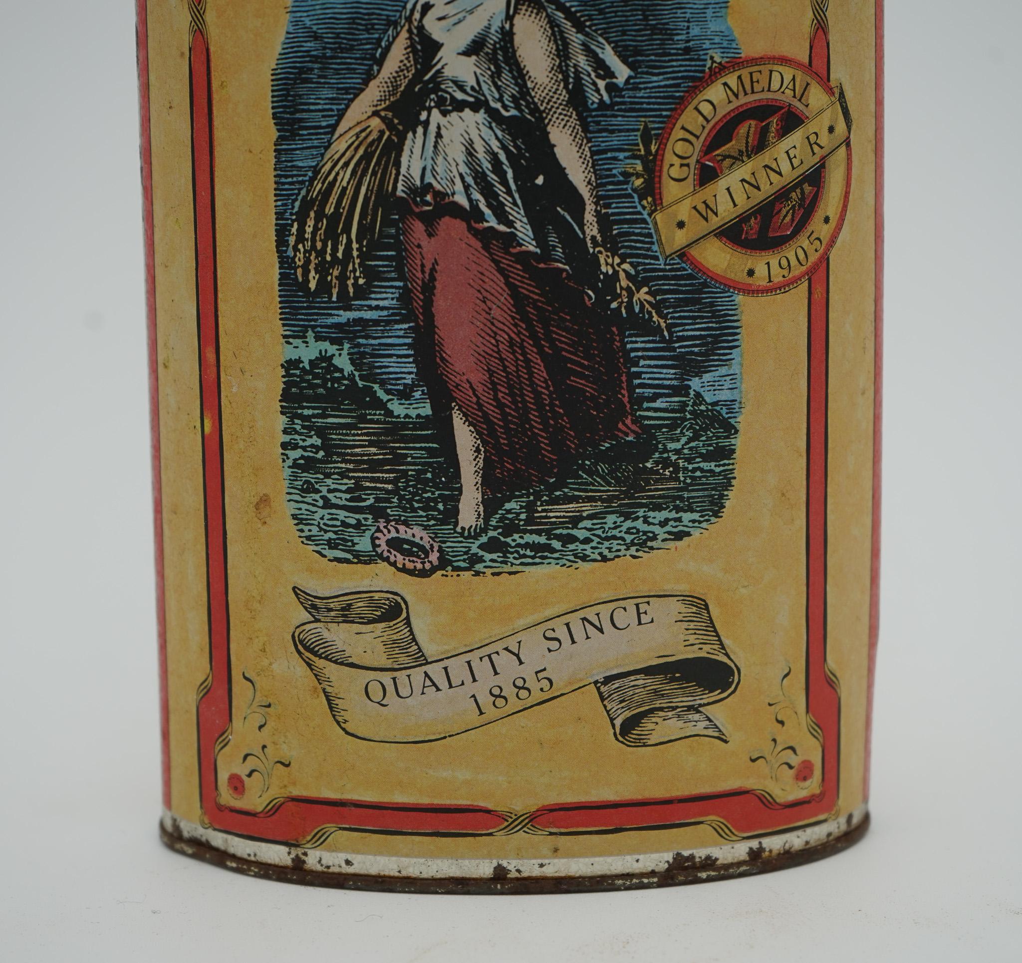VINTAGE LUCE DECIELO ITLAIAN SPAGHETTI TIN MUY DECORATiVE en venta 3