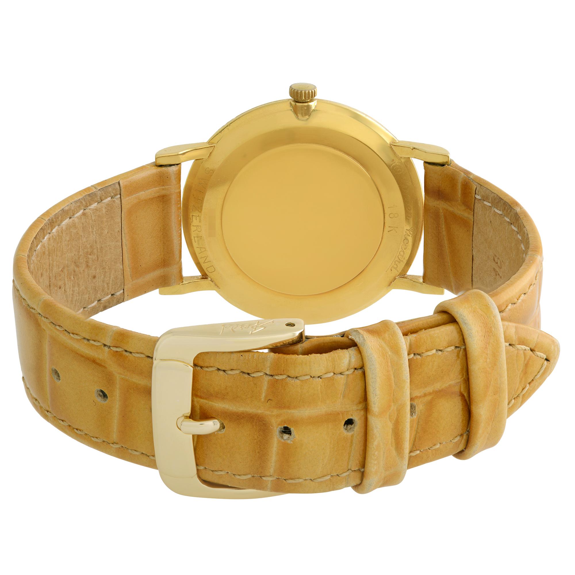 vintage lucien piccard 14k gold watch