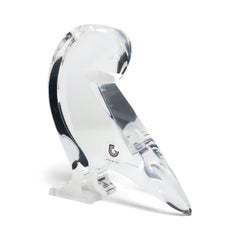 Escultura vintage de pájaro de Lucite de Team Guzzini