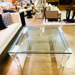 Table Cocktail Tables Vintage en Lucite par Merritt-Emanuel Ltd.