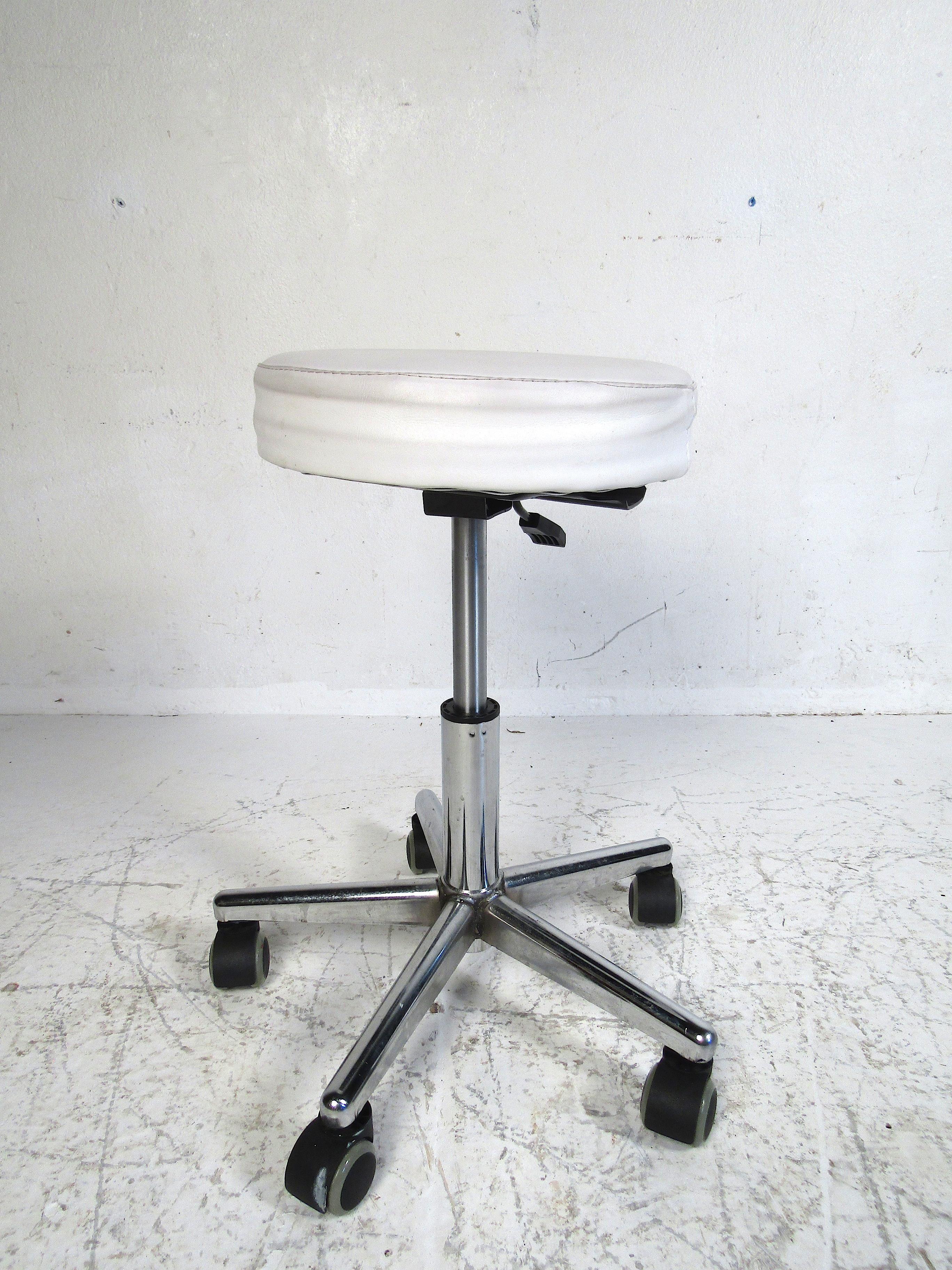 Vintage Lucite Console with Stool 4
