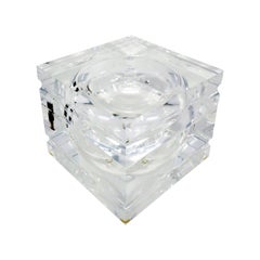 Vintage Lucite Ice Bucket by Alessandro Albrizzi