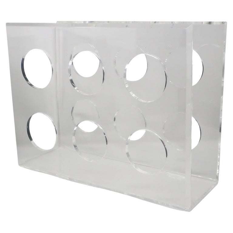 Lucite Wine Rack