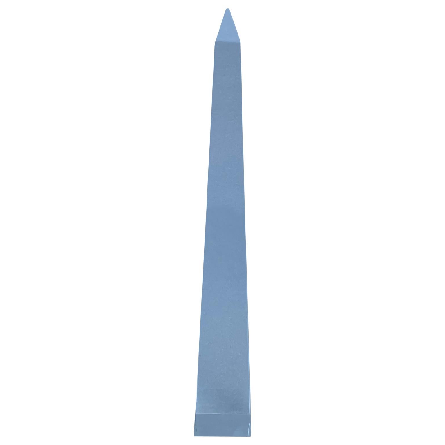 Vintage Lucite obelisk decorative sculpture.