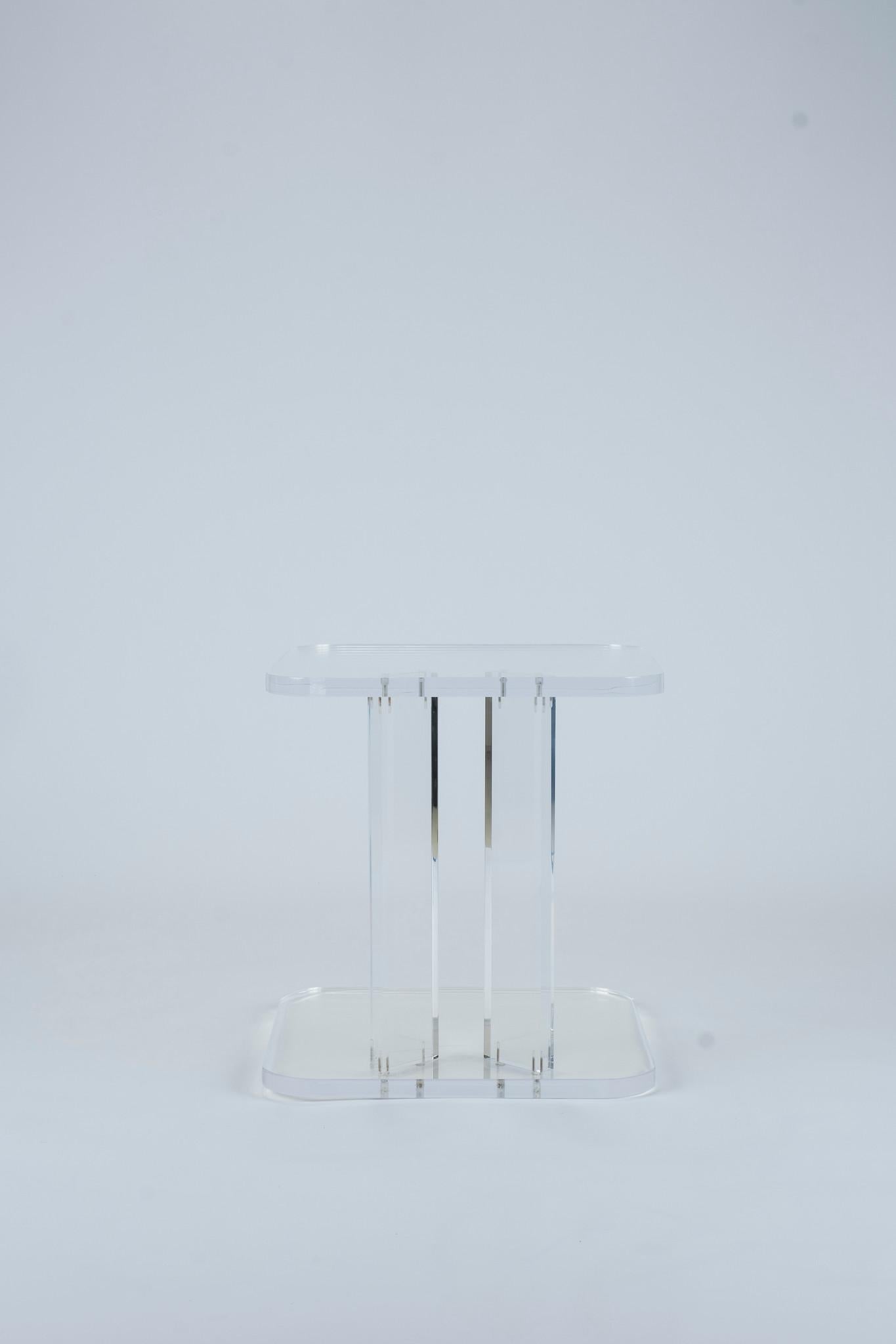 20th Century Vintage Lucite Occasional Table