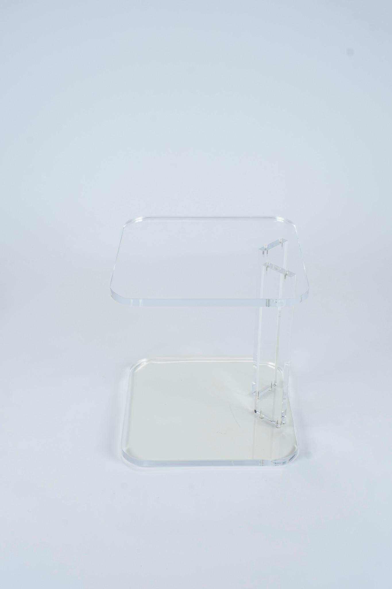 Vintage Lucite Occasional Table 1