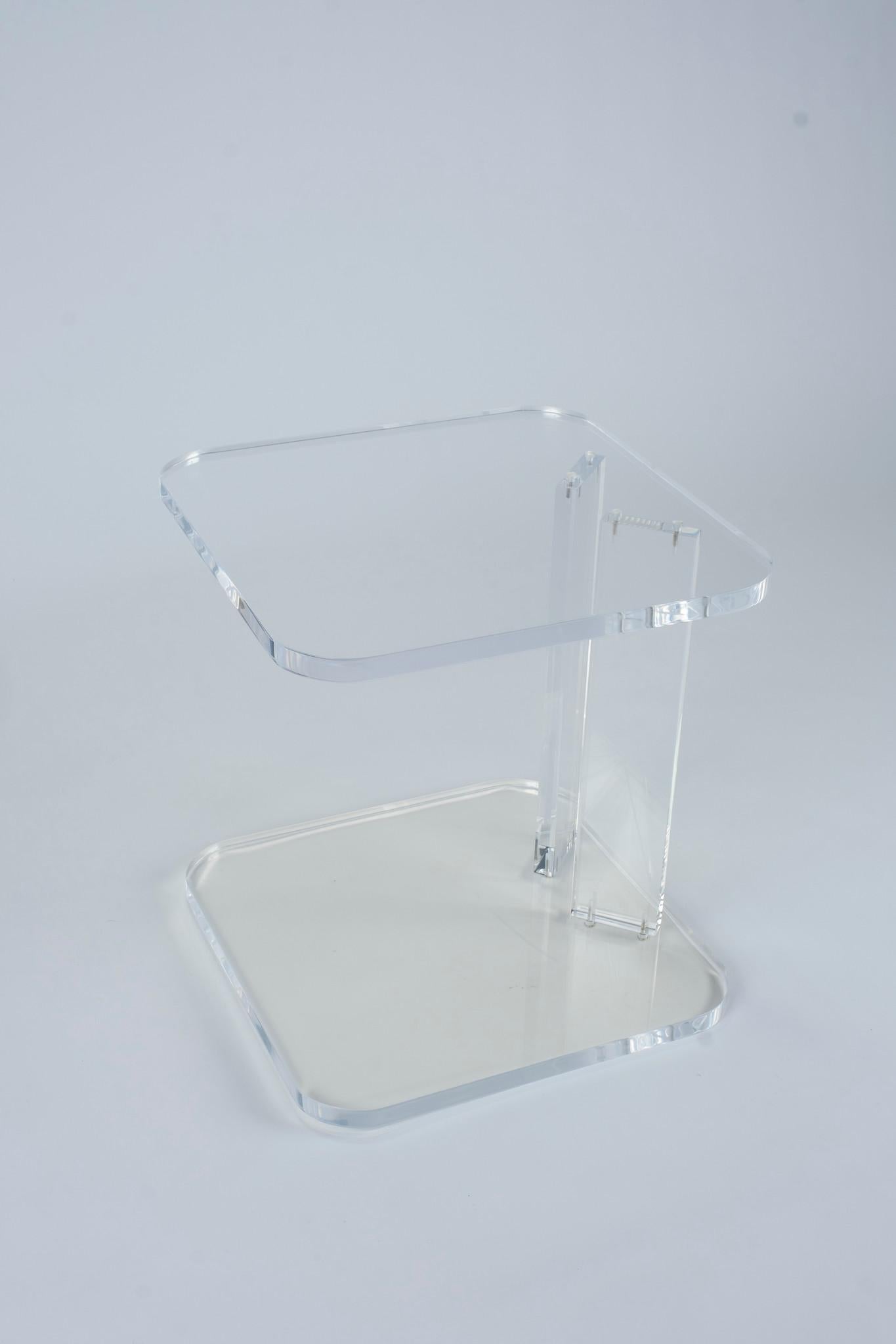 Vintage Lucite Occasional Table 2
