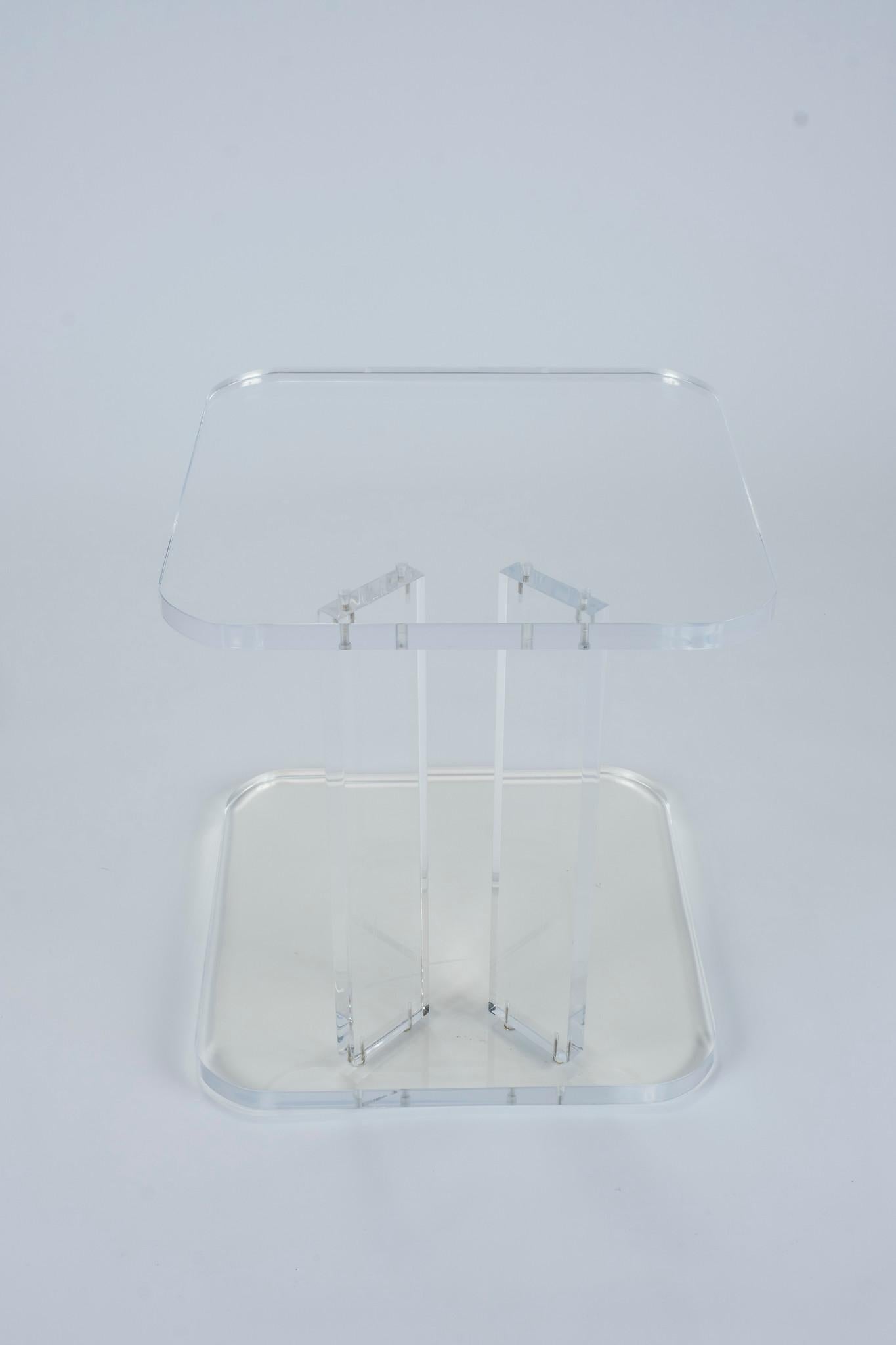 Vintage Lucite Occasional Table 3