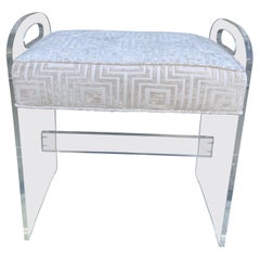 Vintage Lucite Stool by Charles Hollis Jones