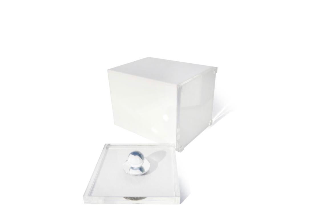 20th Century Vintage Lucite Storage Containers, Set of 4