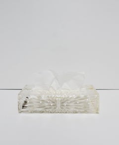 Lucite Tissue Box