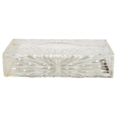 Vintage Lucite Tissue Box by Wilardy