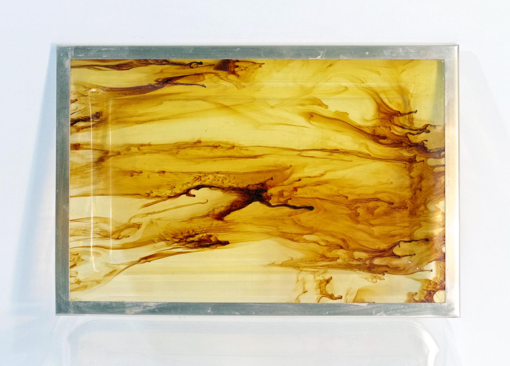 Hollywood Regency Plateau en Lucite vintage en fausse écaille de tortue Italie en vente