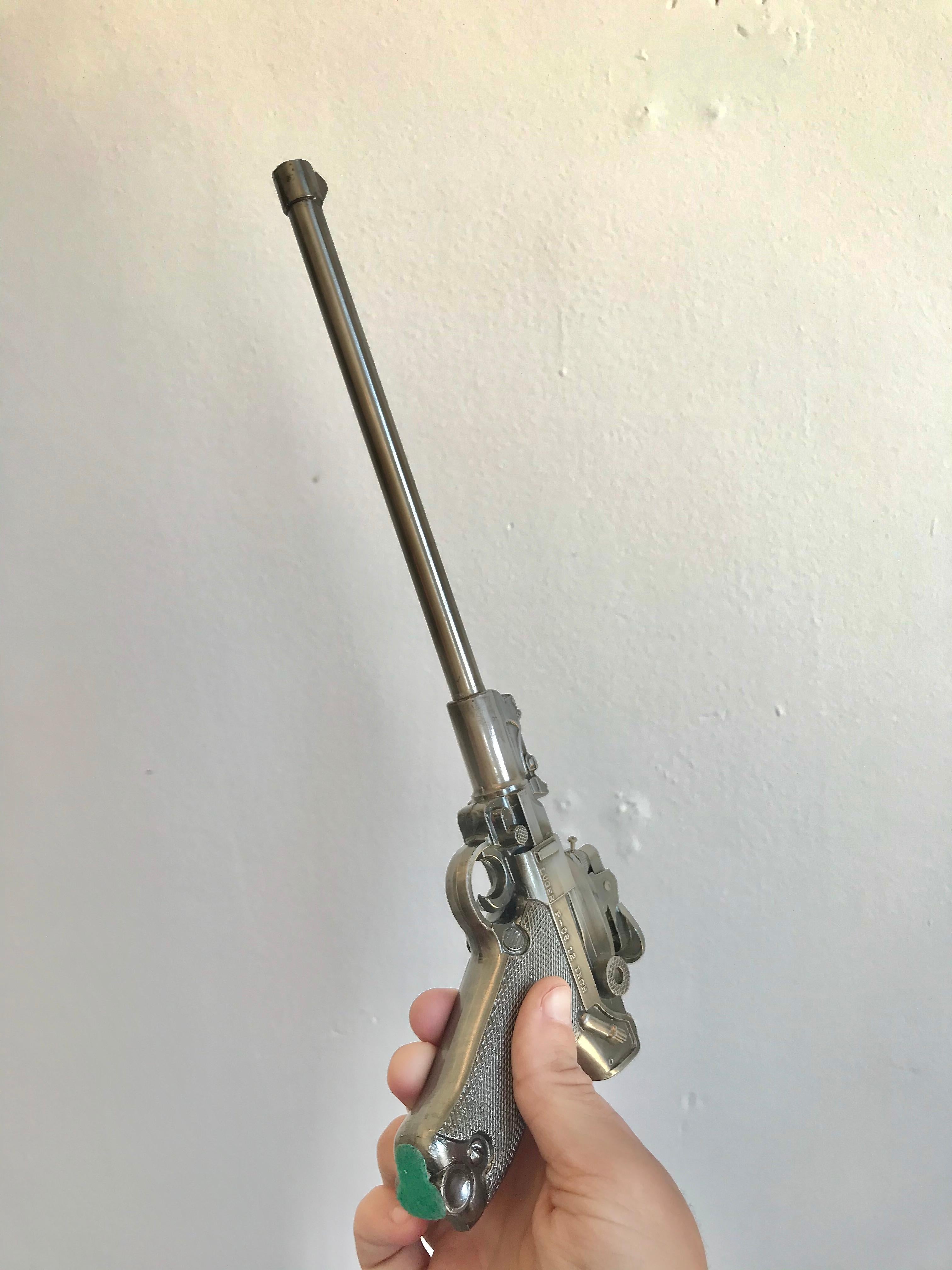 Japanese Vintage Luger Revolver Lighter