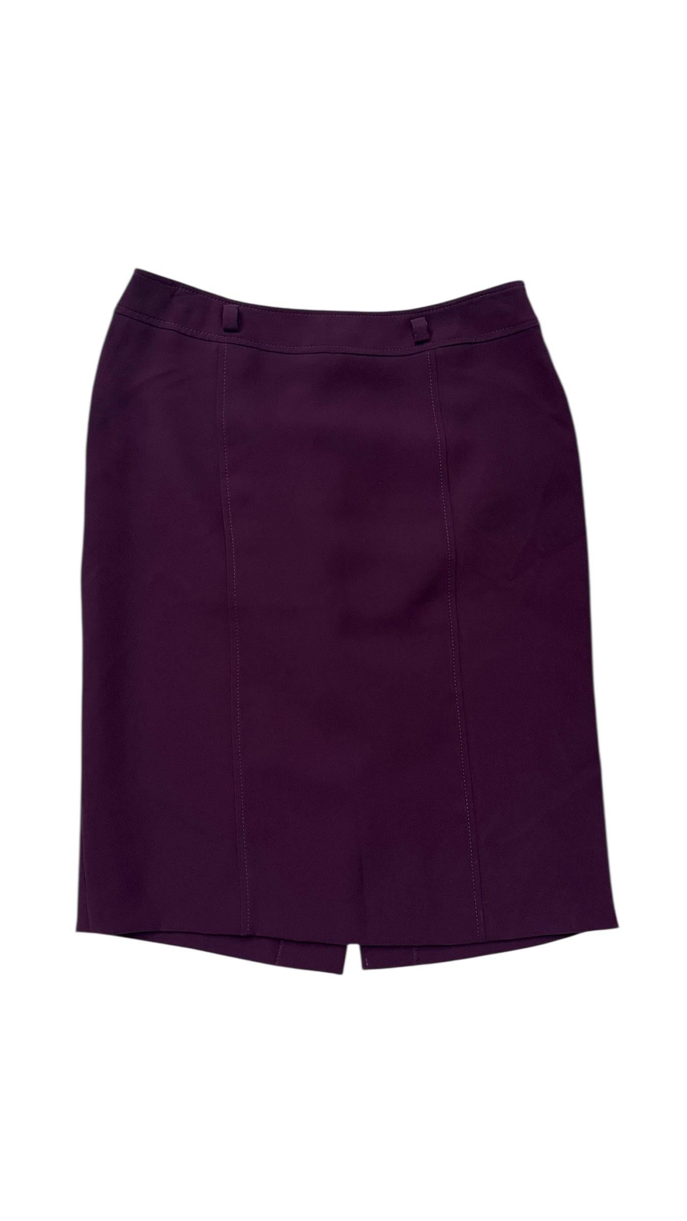 Vintage Luisa Spagnoli Tailored Purple Skirt Suit - We pay for import duty! in vendita 2